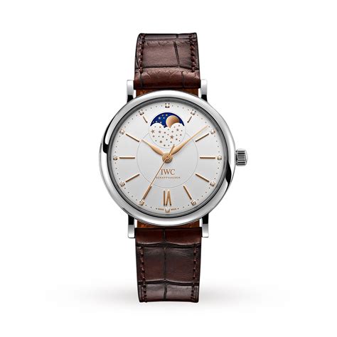 359309 iwc|IWC Schaffhausen Portofino Automatic Moon Phase 37 .